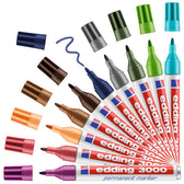 Viltstift edding 3000 rond 1.5-3mm okergeel - afbeelding 3