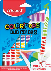 Viltstift Maped Color'Peps Duo Colors set 10st
