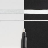 Viltstift Sakura Pentouch extra fijn zilver - afbeelding 3
