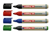 Whiteboardmarker edding 28 Eco rond 1.5-3 bl - afbeelding 2
