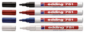 Paintmarker edding 751 oliebasis 1-2mm pastel rood - afbeelding 2