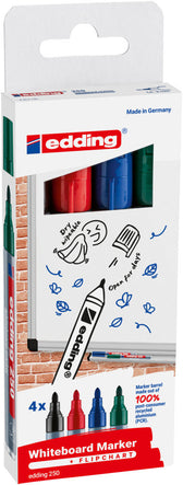 Whiteboardmarker edding 250 rond 1.5-3mm ass