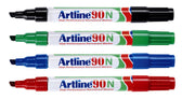 Viltstift Artline 90 schuin 2-5mm zwart - afbeelding 2