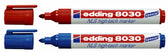 Viltstift edding 8030 NLS high-tech 1.5-3mm blauw - afbeelding 2
