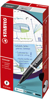 Fineliner STABILO Sensor 189/40 F rood - afbeelding 9