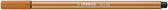 Viltstift STABILO Pen 68/89 M donker oker - afbeelding 2