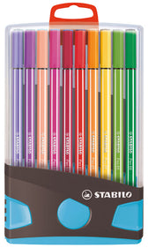 Viltstift STABILO Pen 68/20 antrac/turq etui 20st - afbeelding 4