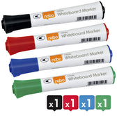 Whiteboardmarker Nobo glide rond 3mm ass - afbeelding 4