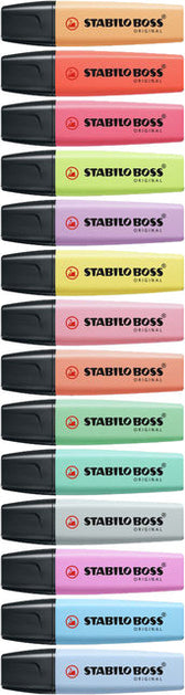 Markeerstift STABILO BOSS 70/194 pastel grijs - afbeelding 6