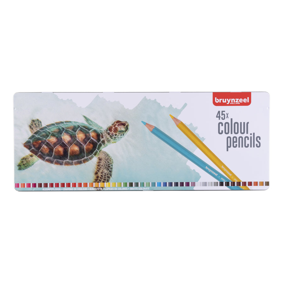 Kleurpotlood Bruynzeel schildpad 45 stuks