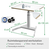 Zit-Sta bureau Leitz Ergo elektrisch compact - afbeelding 7