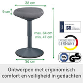 Actieve zitkruk Leitz Ergo met comfortzitting - afbeelding 6