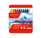 Waskrijt Caran d Ache neocolor II 10st ass - afbeelding 3