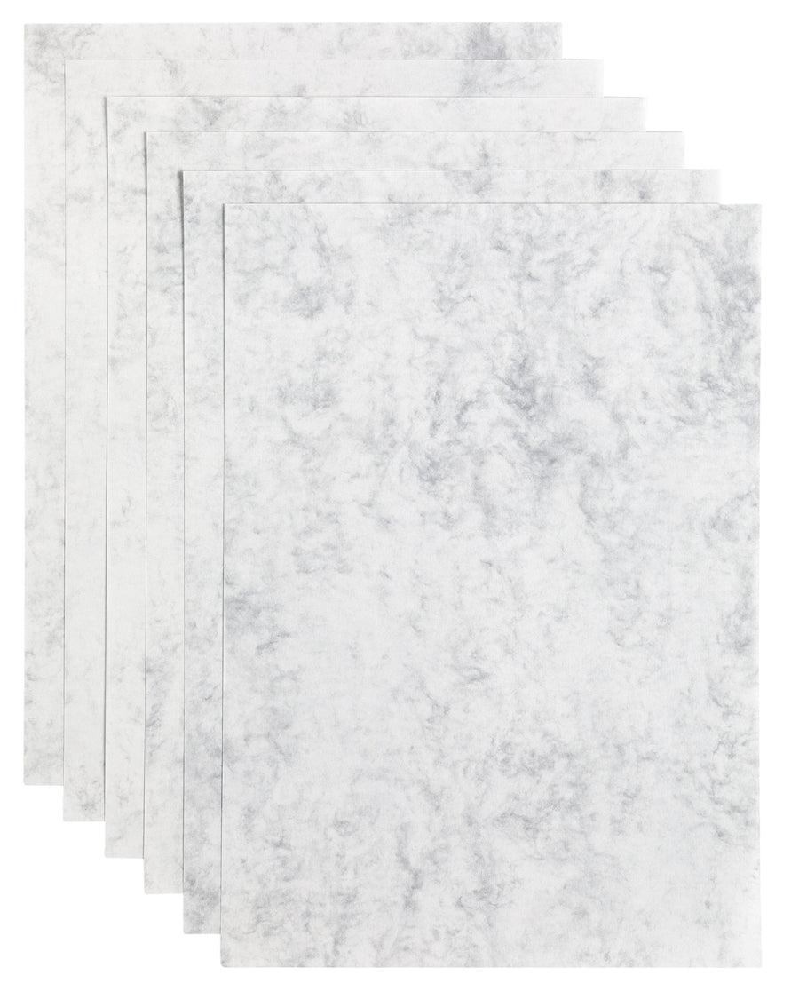 Kopieerpapier Papicolor A4 200gr marble grijs