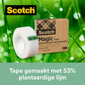 Plakband Scotch Magic 900 19mmx30m onzichtbaar mat - afbeelding 4