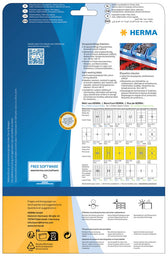 Etiket HERMA 8029 99.1x42.3mm folie 300stuks geel - afbeelding 4