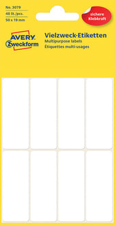 Etiket AZ 3079 50x19mm wit 48stuks - afbeelding 5