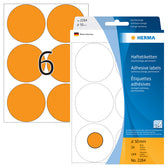 Etiket HERMA 2284 rond 50mm fluor oranje 144st - afbeelding 6