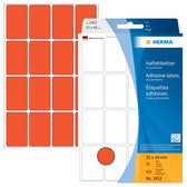 Etiket HERMA 2452 25x40mm rood 512stuks - afbeelding 6