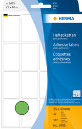 Etiket HERMA 2455 25x40mm groen 512stuks - afbeelding 5