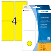 Etiket HERMA 2491 52x82mm geel 128stuks - afbeelding 6