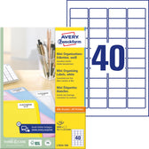 Etiket Avery L7654-100 45.7x25.4mm wit 4000stuks - afbeelding 2