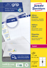 Etiket Avery L7165-250 99.1x67.7mm wit 2000stuks