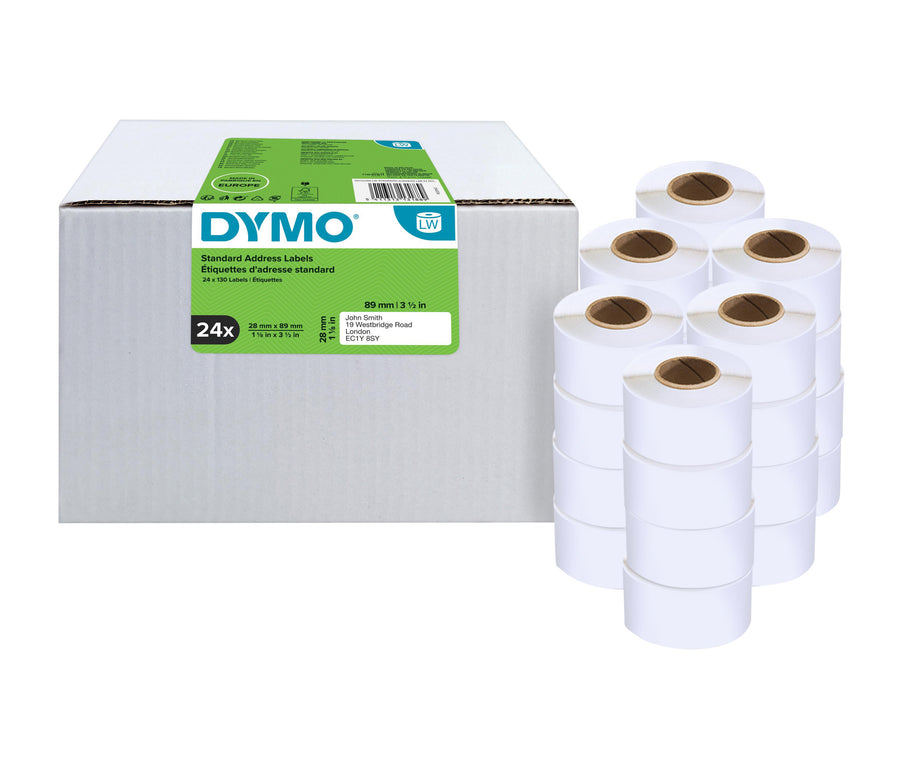 Etiket Dymo LabelWriter adressering 28x89 24st wit