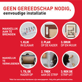 Bevestigingsstrip Command groot klik vast 7.2kg zw - afbeelding 5