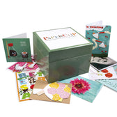 Wenskaartenbox Paperclip diverse thema's 75 krt - afbeelding 2
