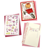Wenskaart Paperclip navulset geb meisje 6 kaarten