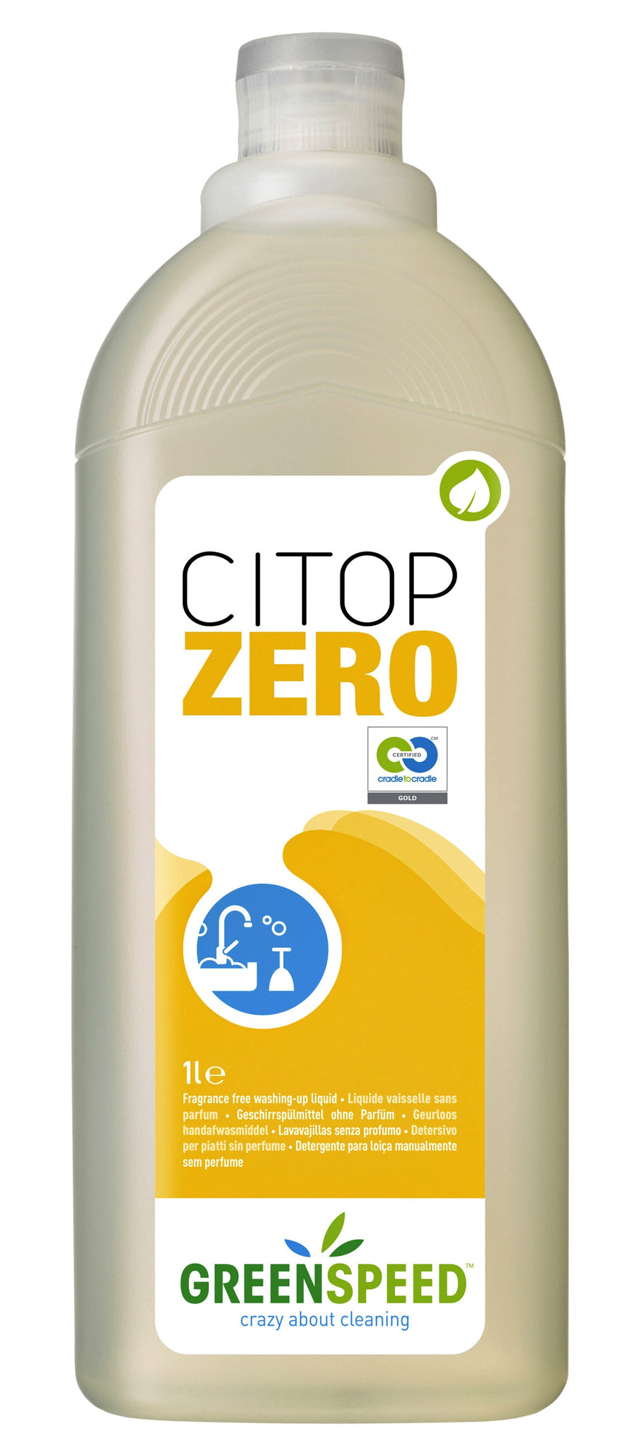 Afwasmiddel Greenspeed citop zero 1 liter