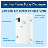 Luchtverfrisserdispenser Tork A1 spray wit - afbeelding 4