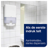 Handdoekdispenser Tork H2 Elevation wit - afbeelding 4