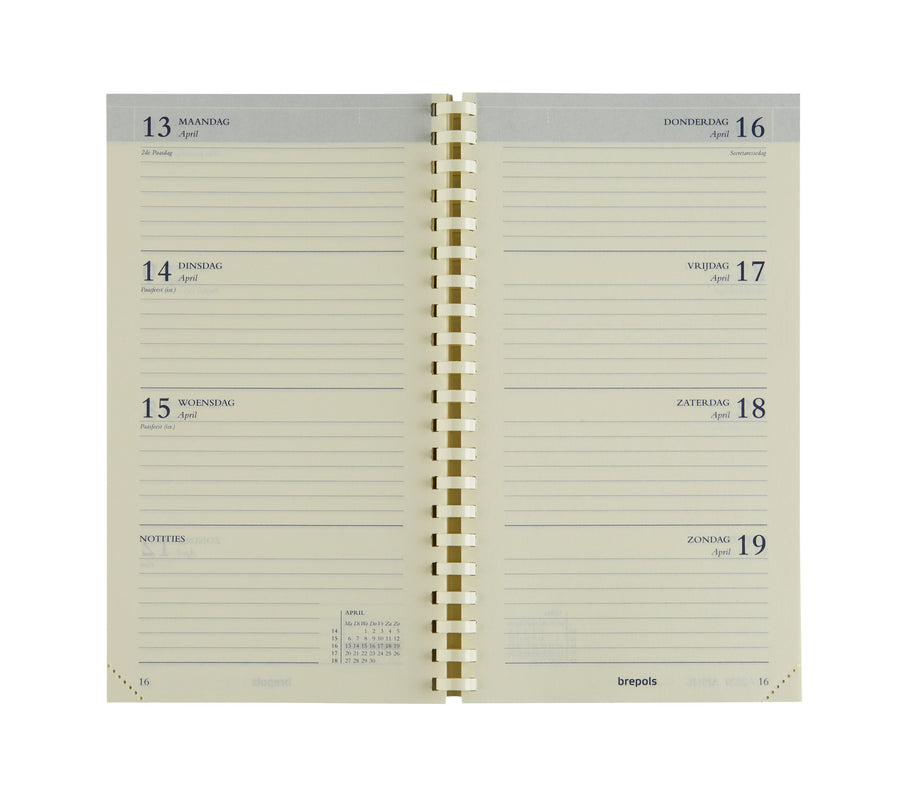Agendavulling 2026 Brepols Interplan 7d/2p