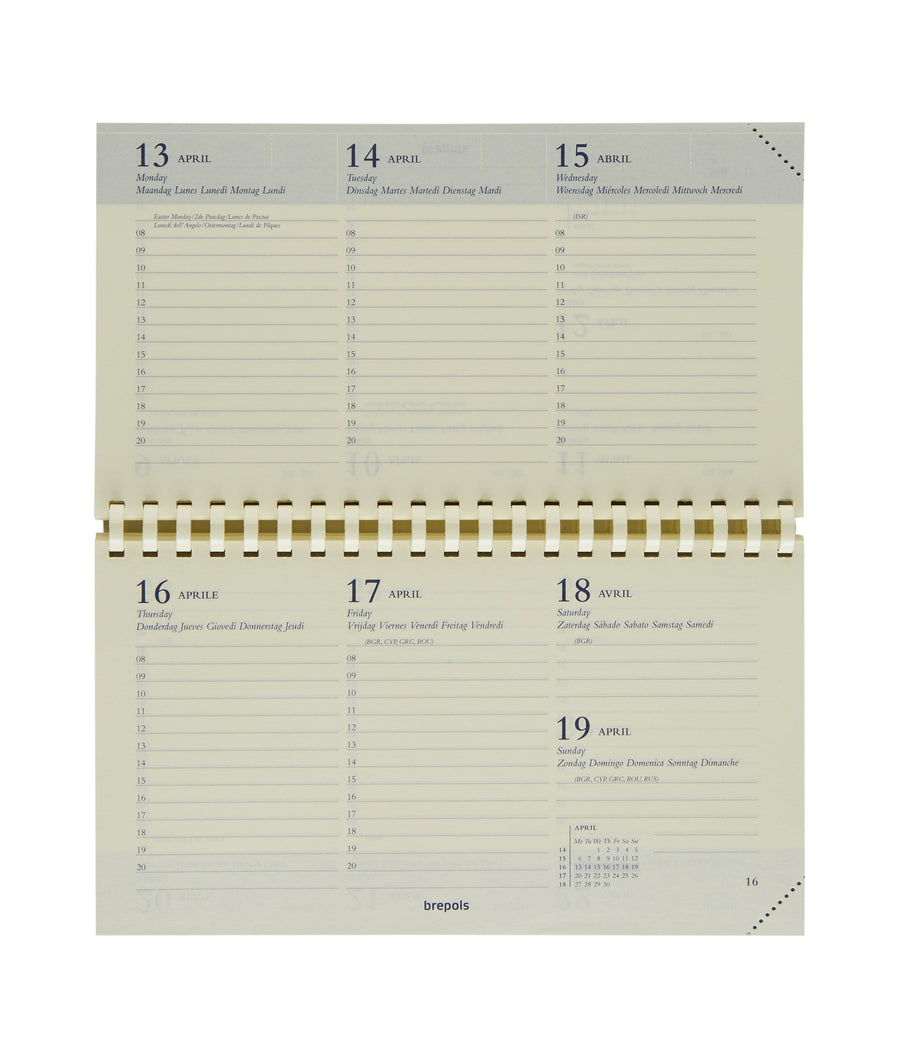 Agendavulling 2026 Brepols Omniplan 7d/2p