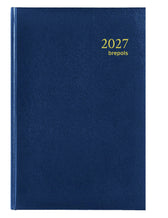 Agenda 2026 Brepols Saturnus Luxe 1d/1p blauw