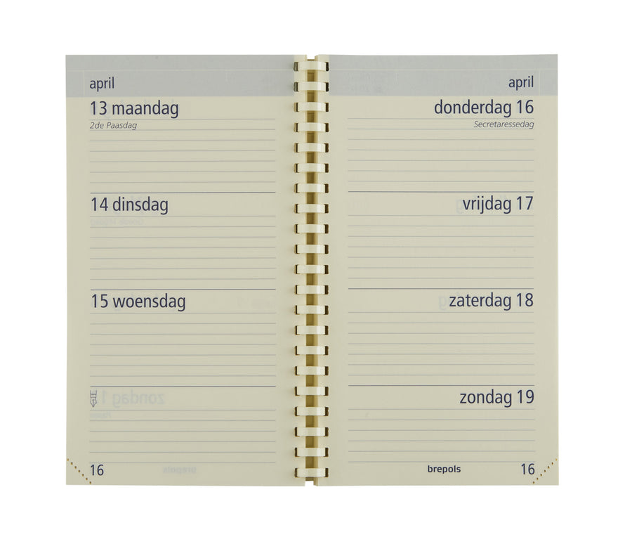 Agendavulling 2026 Brepols Opt Pocket 7d/2p