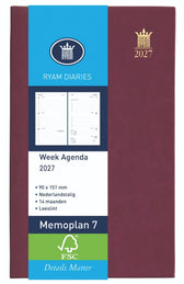 Agenda 2026 Ryam Memoplan 7 Suprema 7d/2p boredaux