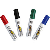 Viltstift Bic Velleda whiteb schuin L ass set 4st - afbeelding 2