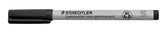 Viltstift Staedtler OHP Lumo SF 311 non perm zwart - afbeelding 4