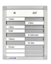 Aan afwezigheidsbord Legamaster 310x260mm 10 namen - afbeelding 7