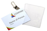 Badge Europel met strip en clip 90x60mm - afbeelding 3