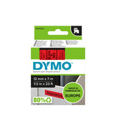 Labeltape Dymo LabelManager D1 polyester 12mm rood - afbeelding 4