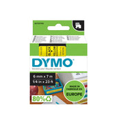 Labeltape Dymo LabelManager D1 polyester 6mm geel - afbeelding 4