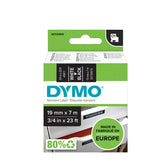 Labeltape Dymo LabelManager D1 polyester 19mm zw - afbeelding 3