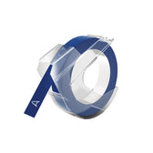 Relieftape Dymo embossing vinyl 9mm blauw - afbeelding 2