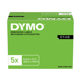 Relieftape Dymo embossing vinyl 9mm 3 stuks - afbeelding 7