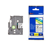Labeltape Brother Ptouch TZe121 9mm transparant - afbeelding 5