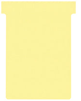 T-kaart Nobo nr.3 80mm geel 100 stuks